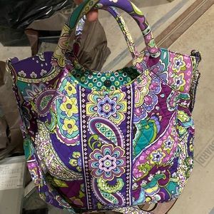 Vera Bradley Purple Long Strap Crossbody Bag
